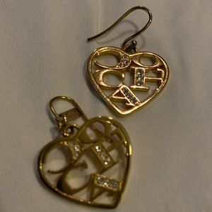 Coach earrings